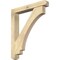 Ekena Millwork Imperial Craftsman Rough Sawn Bracket w/ Offset Brace, Douglas Fir, 6"W x 38"D x 44"H BKT0604X38X44IMP04RDF - alternate 1